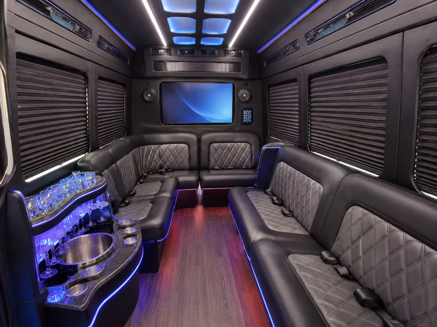 temple party bus interior
